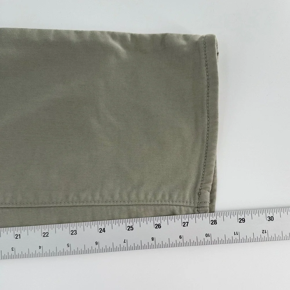 BANANA REPUBLIC Men's Travel Jeans Athletic Fit Olive Green 36x30 Stretch